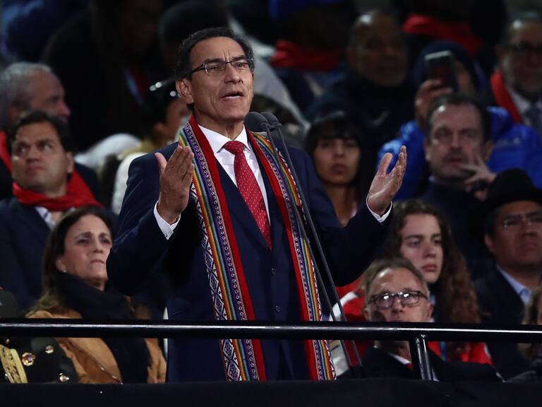 LIMA, PERU - JULY 26: President of Peru Martin Vizcarra officialy inaugurates the Lima 2019 Pan American Games at Estadio Nacional on July 26, 2019 in Lima, Peru. (Photo by Ezra Shaw/Getty Images)