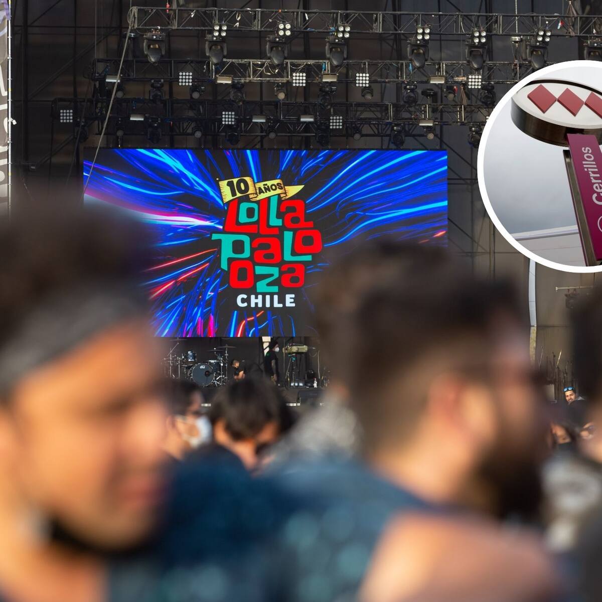 Lollapalooza Chile 2025: a esta hora cierra el Metro de Santiago hoy viernes 21 de marzo