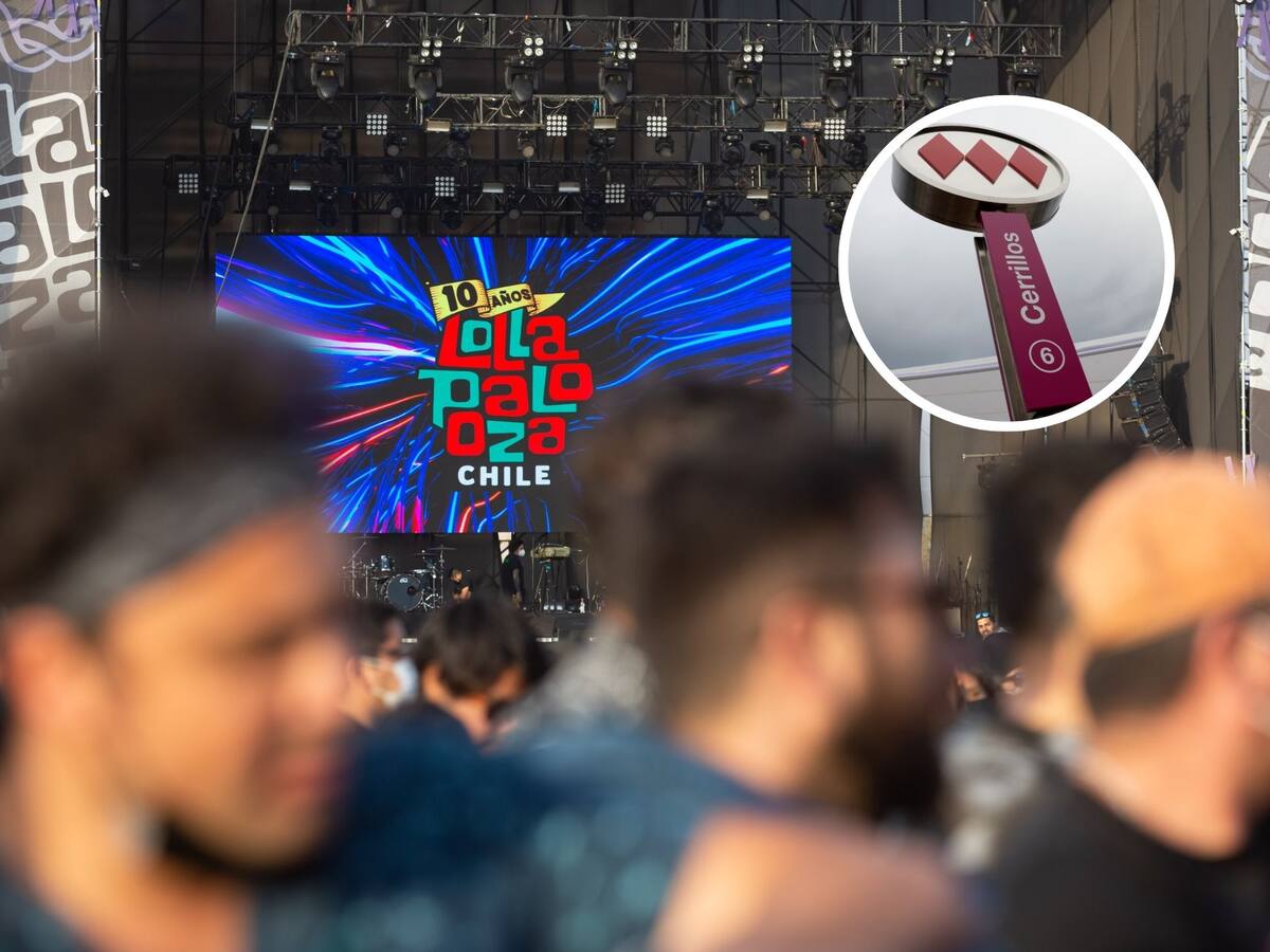 Lollapalooza Chile 2025: a esta hora cierra el Metro de Santiago hoy viernes 21 de marzo