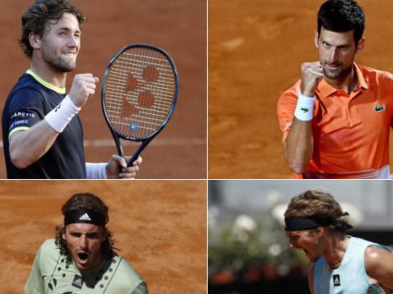 Solo miembros del top 10: así quedaron las llaves de semifinales del Masters 1000 de Roma