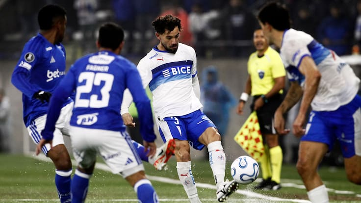 Empate con sabor amargo para la UC: Cruzeiro resistió con uno menos y se aprieta el grupo de Copa Libertadores