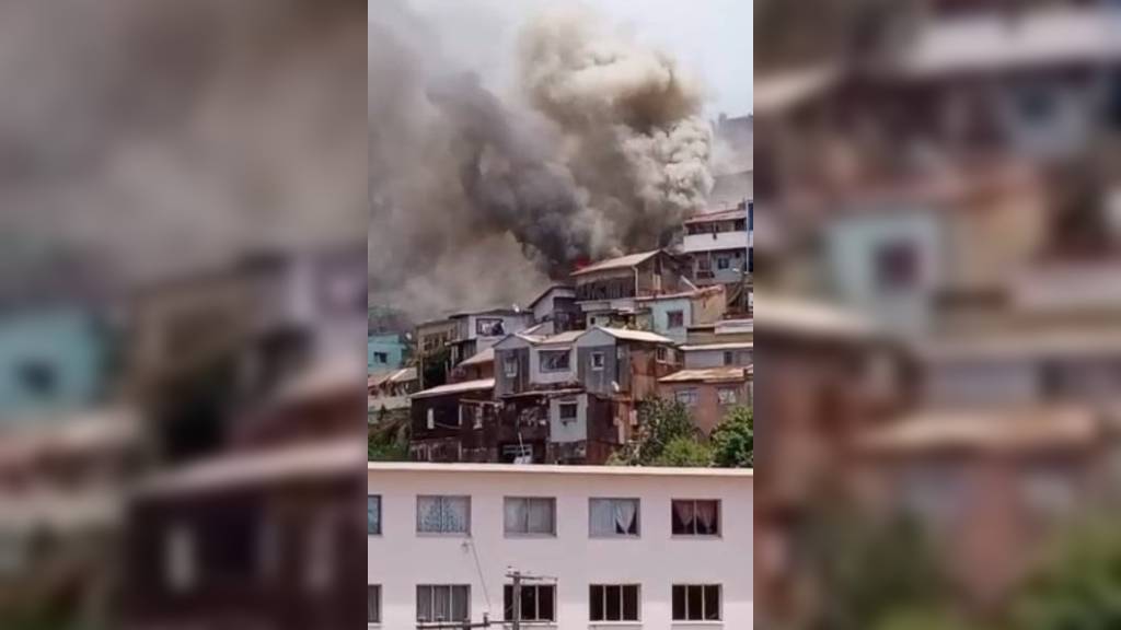 incendio en Valparaíso