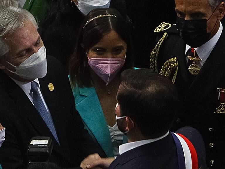 11 DE MARZO DE 2022/VALPARAISOEl Presidente de Argentina, Alberto Fernández (i) y el Presidente Gabriel Boric (d), durante la ceremonia de Cambio de Mando Presidencial.
FOTO: LEONARDO RUBILAR CHANDIA/AGENCIAUNO