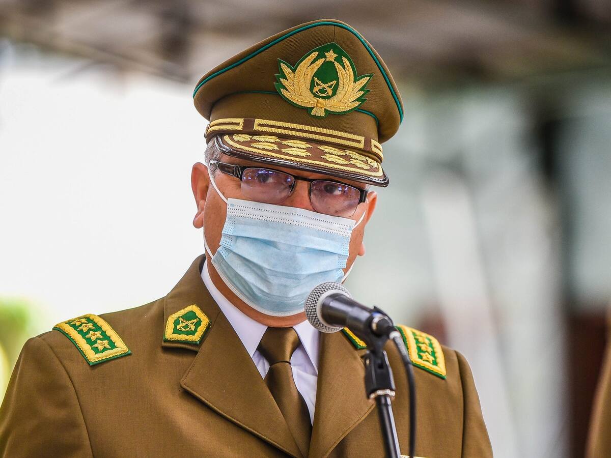 General director de Carabineros retomará sus actividades tras resultado negativo de PCR por coronavirus