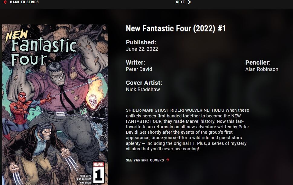 Descripción de «New Fantastic Four».