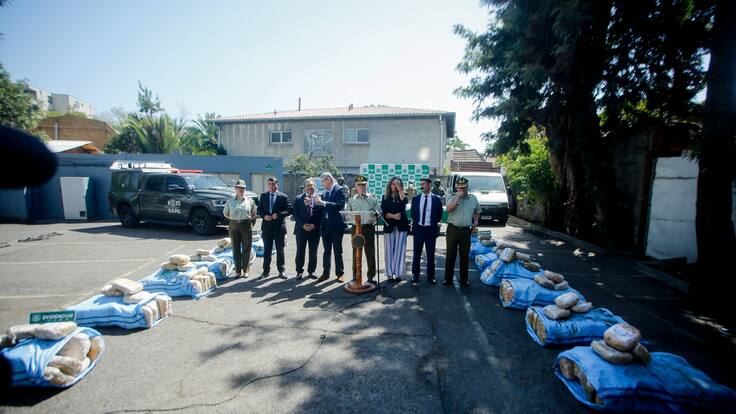 La mayor incautación de ketamina en Chile: Carabineros detiene a seis extranjeros y decomisa más de 400 kilos de droga
