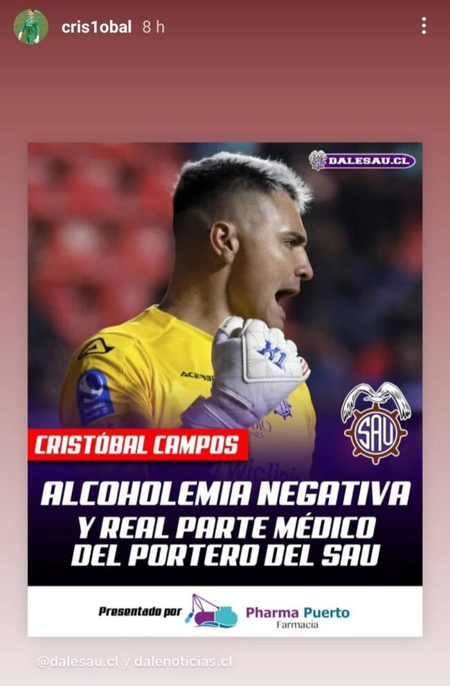 Cristóbal Campos vía Instagram