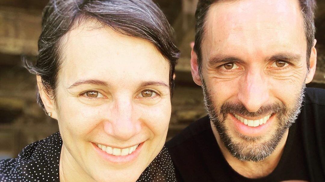Blanca Lewin y Daniel Matamala