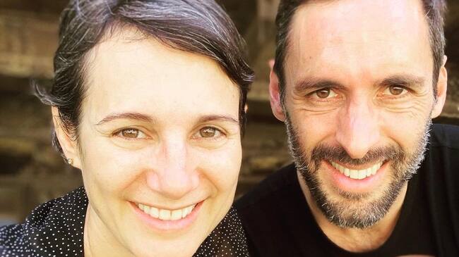 Blanca Lewin y Daniel Matamala