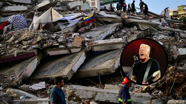 El noble gesto de Metallica: la aplaudida donación para las víctimas de la tragedia en Venezuela