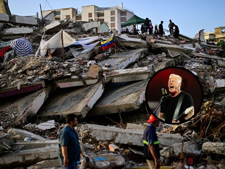 El noble gesto de Metallica: la aplaudida donación para las víctimas de la tragedia en Venezuela