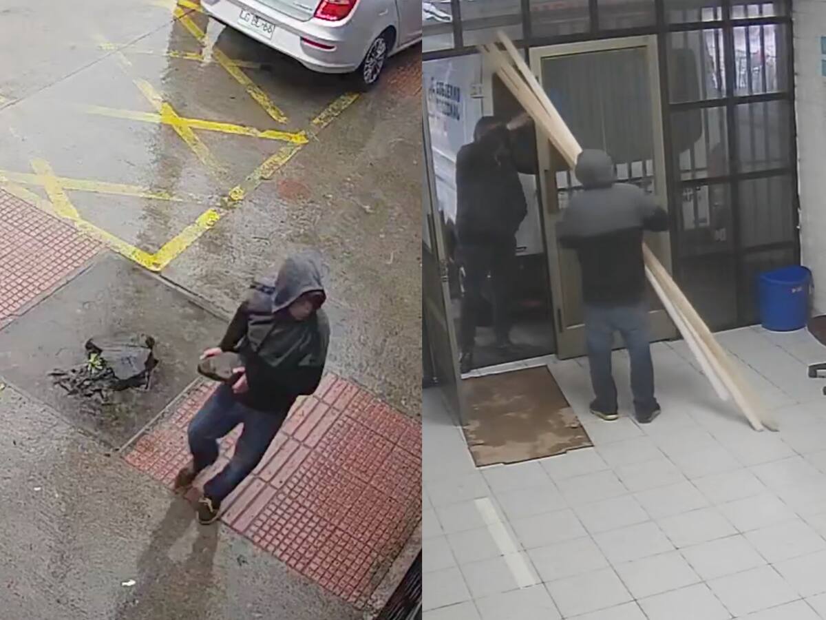 Tras ser sorprendido robando: sujeto agrede a trabajador con una gran piedra en Cesfam en La Cisterna