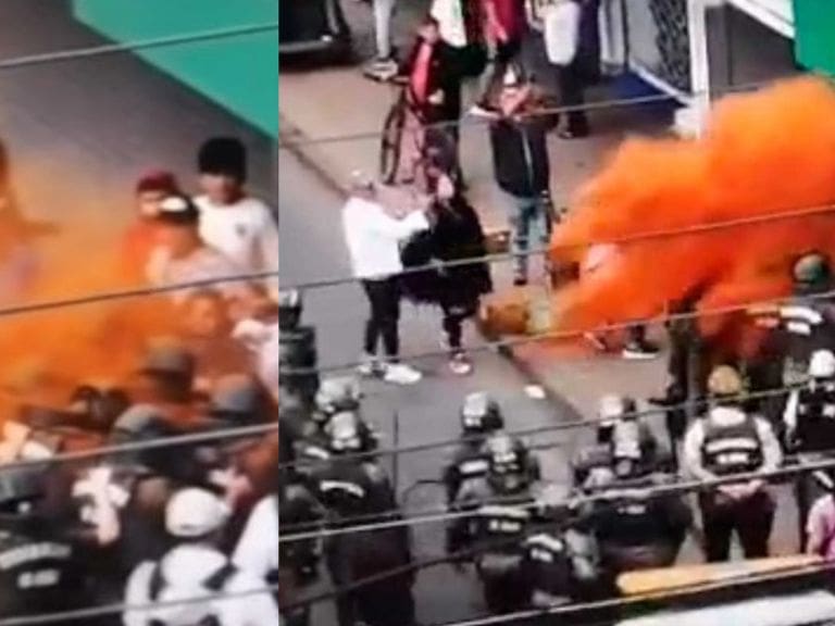 ataque con merkén a Carabineros