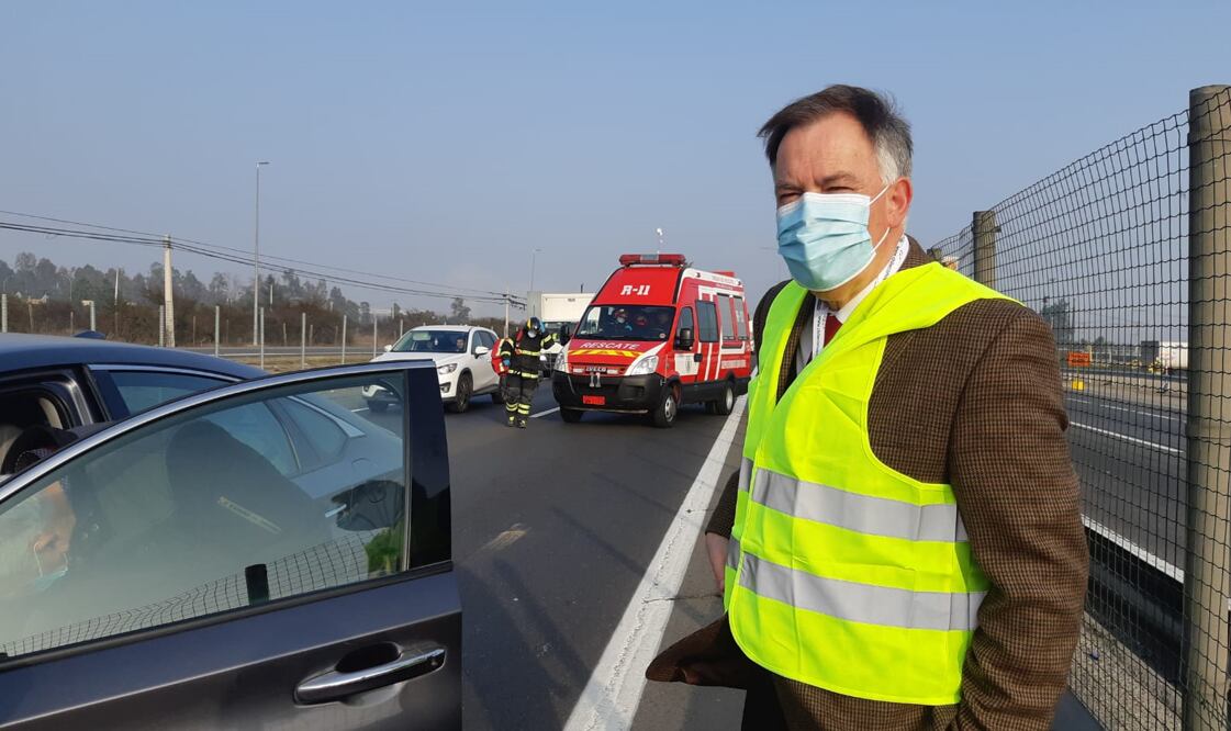 Raúl Celis en accidente de tránsito | ADN