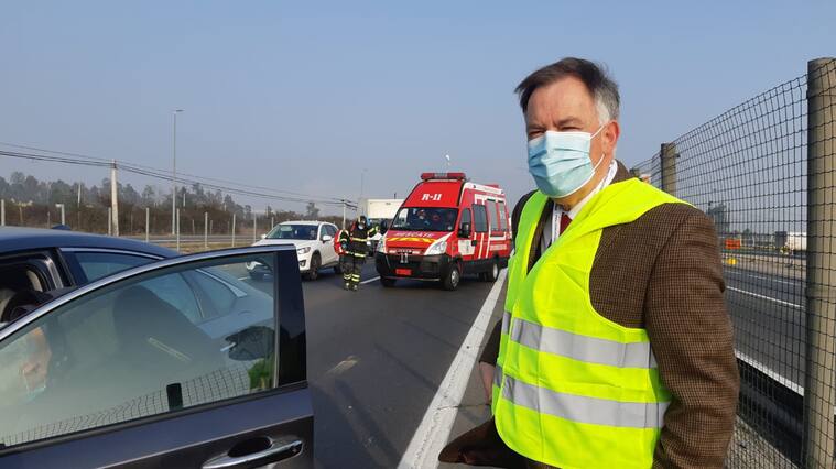 Raúl Celis en accidente de tránsito | ADN