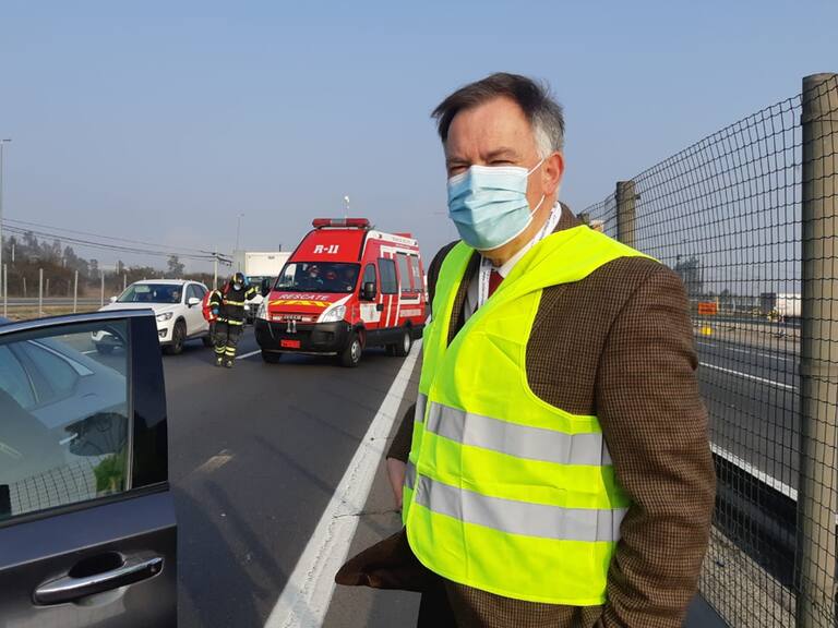 Raúl Celis en accidente de tránsito | ADN