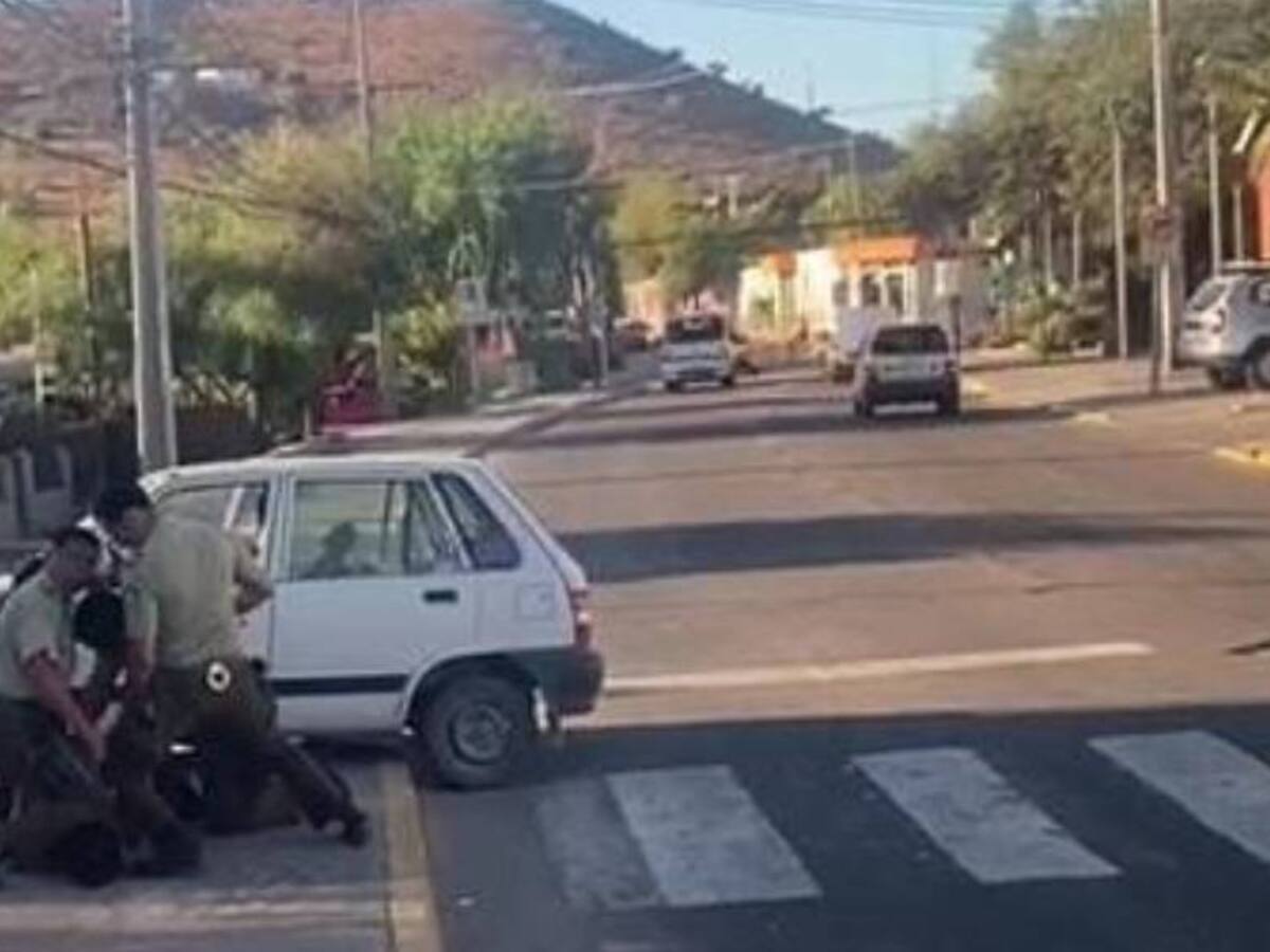 Dos sujetos en prisión preventiva tras intentar atropellar a Carabineros en Monte Patria