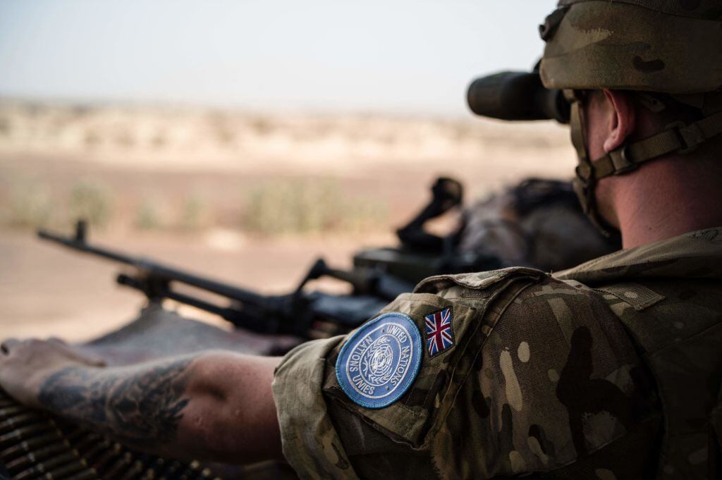 Soldado británico parte de la misión militar de ONU en Malí