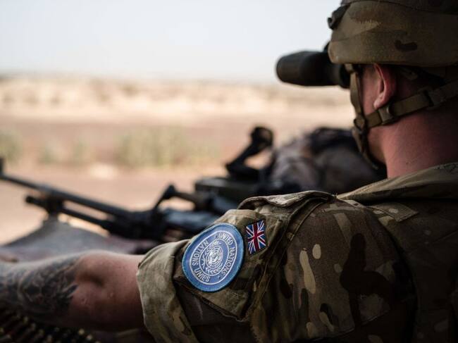 Soldado británico parte de la misión militar de ONU en Malí