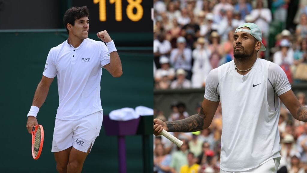 Cristian Garin tiene horario y cancha para buscar la semifinal de Wimbledon ante Nick Kyrgios