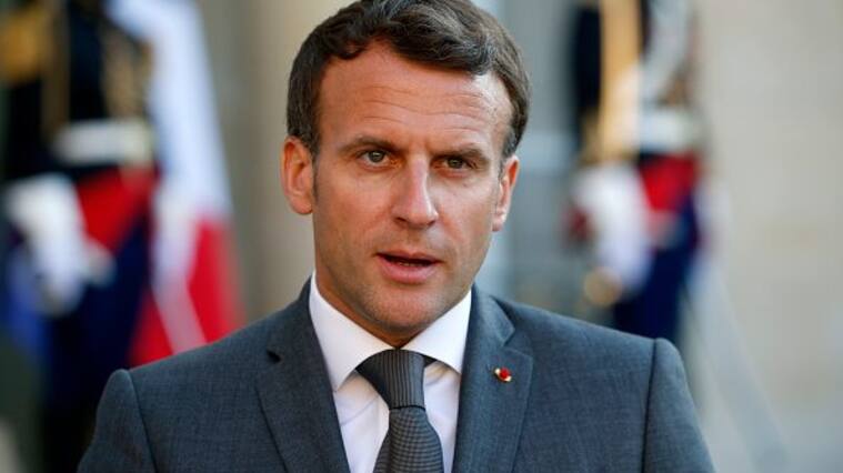 Emmanuel Macron fue abofeteado en público