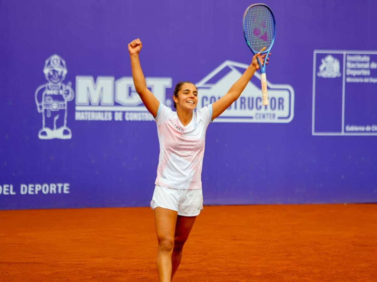 Antonia Vergara alcanza su primera final como profesional en el W15 Santiago