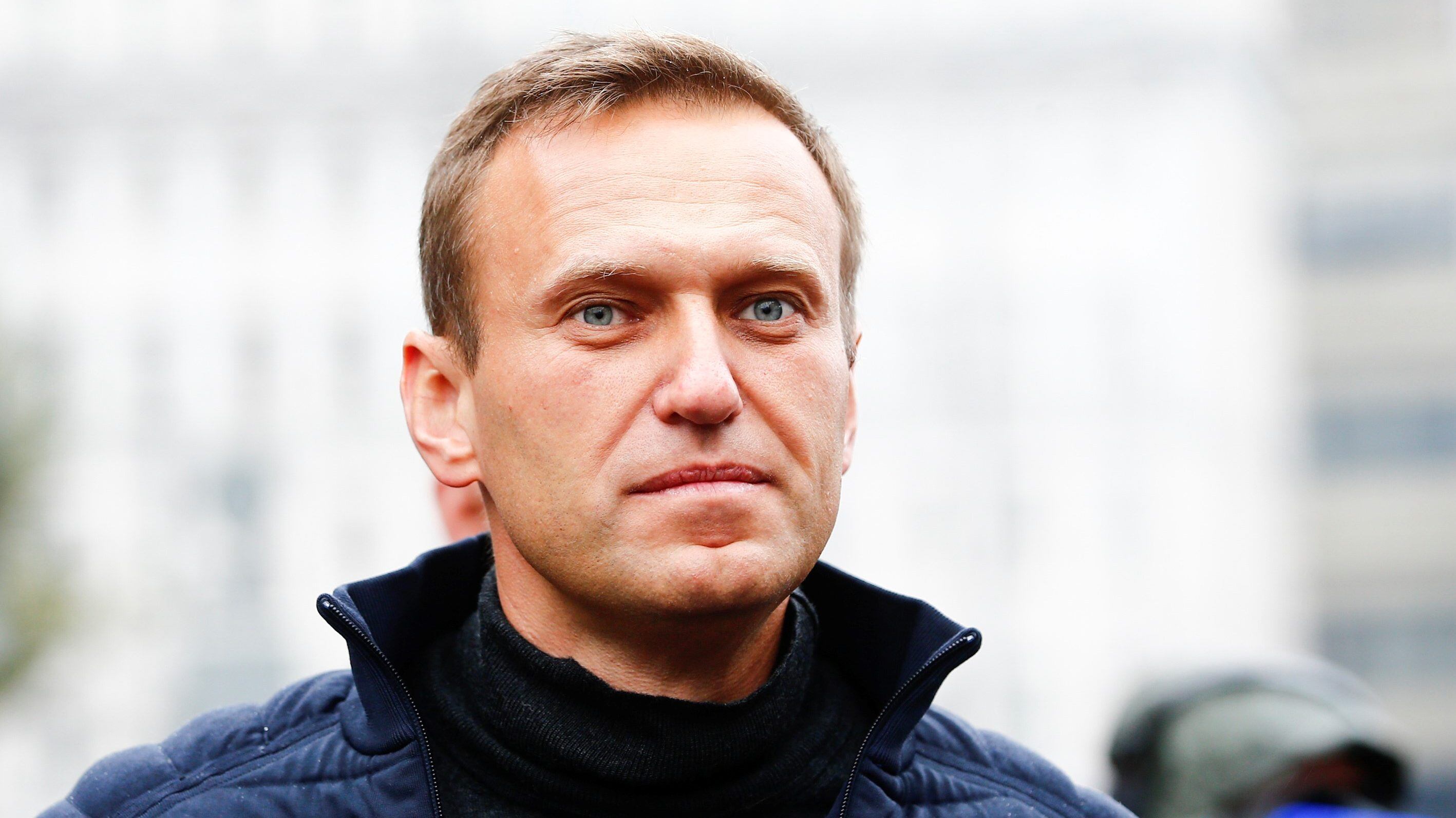 MOSCOW, RUSSIA - SEPTEMBER 29 : Russian opposition leader Alexei Navalny attends a rally in support of political prisoners in Prospekt Sakharova Street in Moscow, Russia on September 29, 2019. (Photo by Sefa Karacan/Anadolu Agency via Getty Images)
