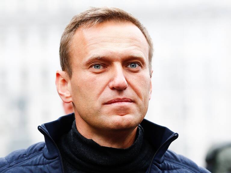 MOSCOW, RUSSIA - SEPTEMBER 29 : Russian opposition leader Alexei Navalny attends a rally in support of political prisoners in Prospekt Sakharova Street in Moscow, Russia on September 29, 2019. (Photo by Sefa Karacan/Anadolu Agency via Getty Images)