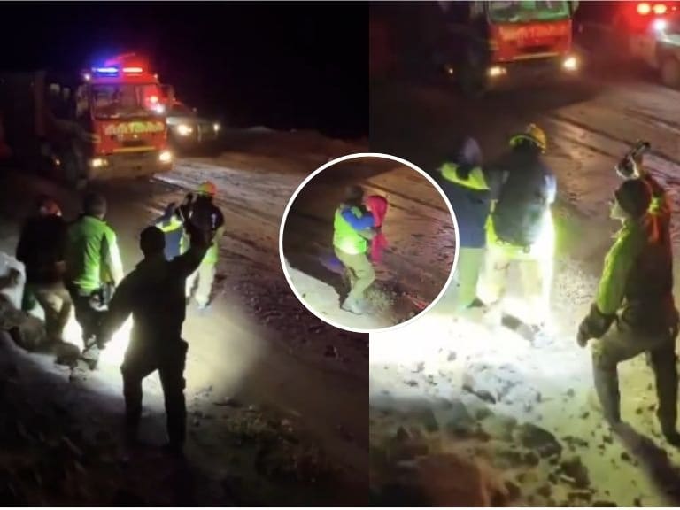 Derrumbe por lluvias en plena noche dejó a 8 personas atrapadas en San Pedro de Atacama