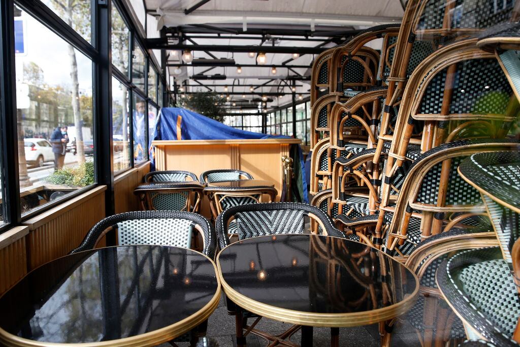 Un restaurante cerrado en Francia