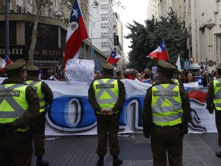 Team Patriota se manifiesta en contra de la instalación del Consejo Constitucional en Santiago