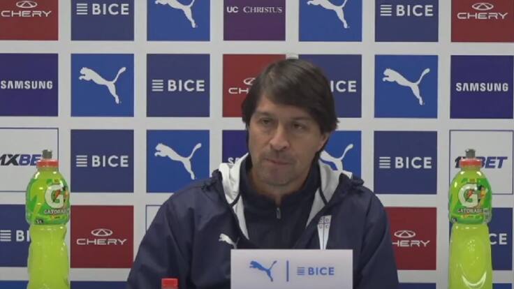 Daniel Garnero en conferencia de prensa