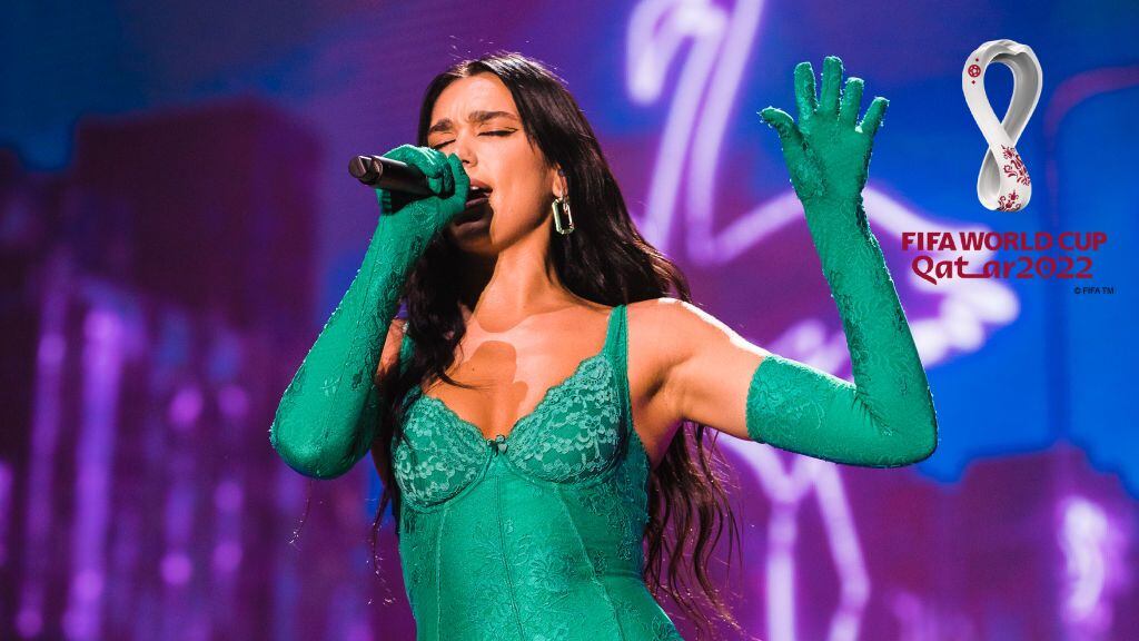 dua lipa - Mundial de Qatar 2022