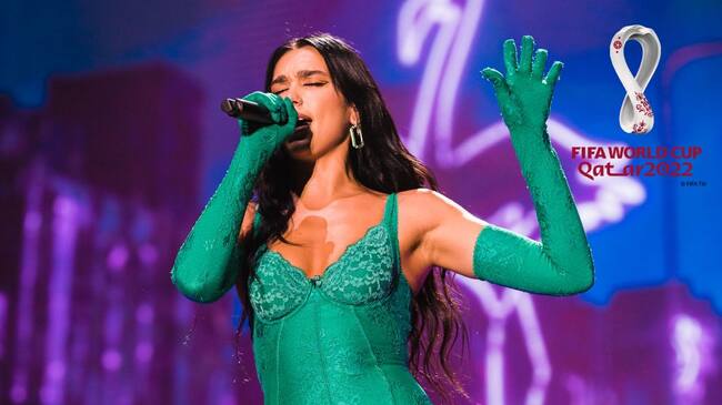 dua lipa - Mundial de Qatar 2022