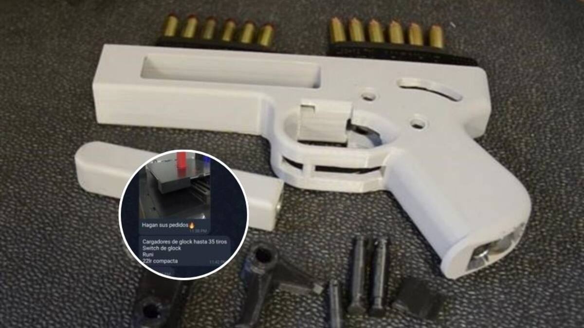 Prisión preventiva para 56 imputados por red nacional de tráfico de armas impresas en 3D