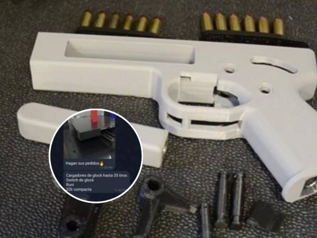 Prisión preventiva para 56 imputados por red nacional de tráfico de armas impresas en 3D