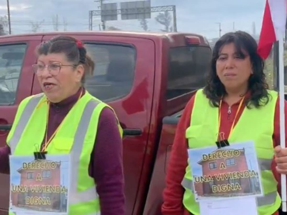 “Hasta acá llego”: mujer que inició caminata de Talca a La Moneda por una vivienda desecha llegar a Santiago