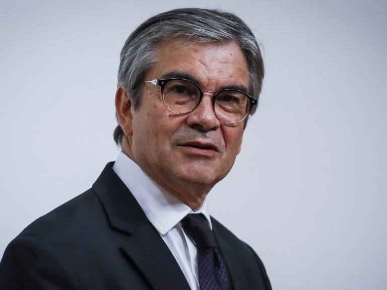 16 de marzo del 2020/SANTIAGOEl Presidente del Banco Central de Chile, Mario Marcel, ofrece una conferencia de prensa para explicar las medidas anunciadas en el día de hoy, tras reduce tasa de interés a 1% por contingencia sanitaria.
FOTO: SEBASTIAN BELTRAN GAETE/AGENCIAUNO