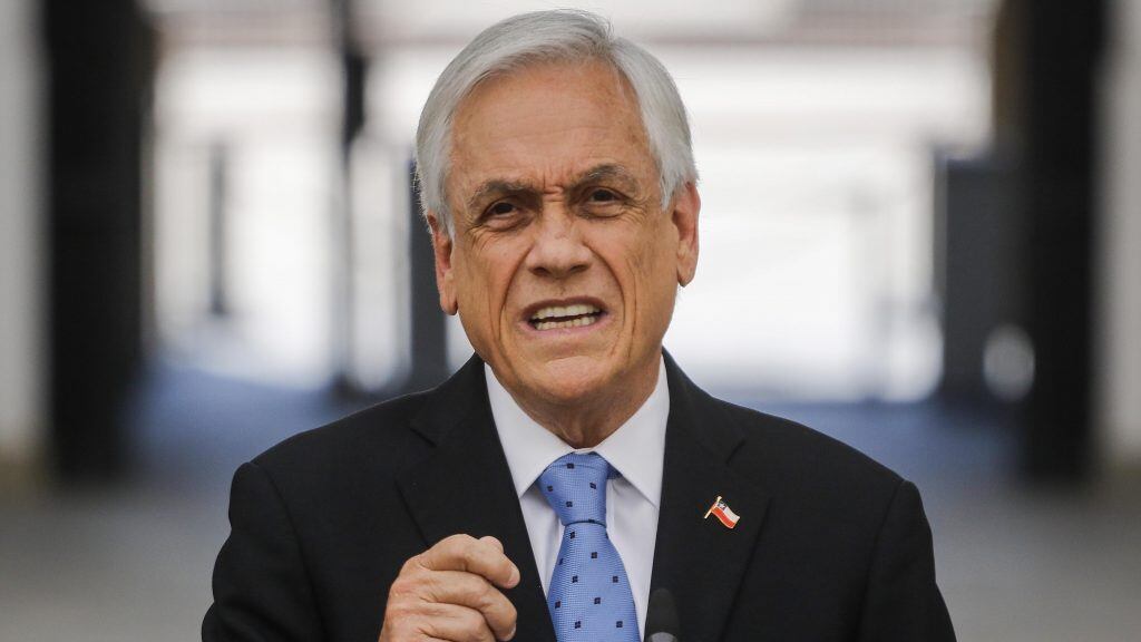 4 de Octubre del 2021/SANTIAGOEl Presidente de la República, Sebastián Piñera, realiza un punto de prensa en el entre patio del Palacio de La Moneda, tras la polémica por la venta de la minera Dominga.
FOTO: SEBASTIAN BELTRAN GAETE/AGENCIAUNO