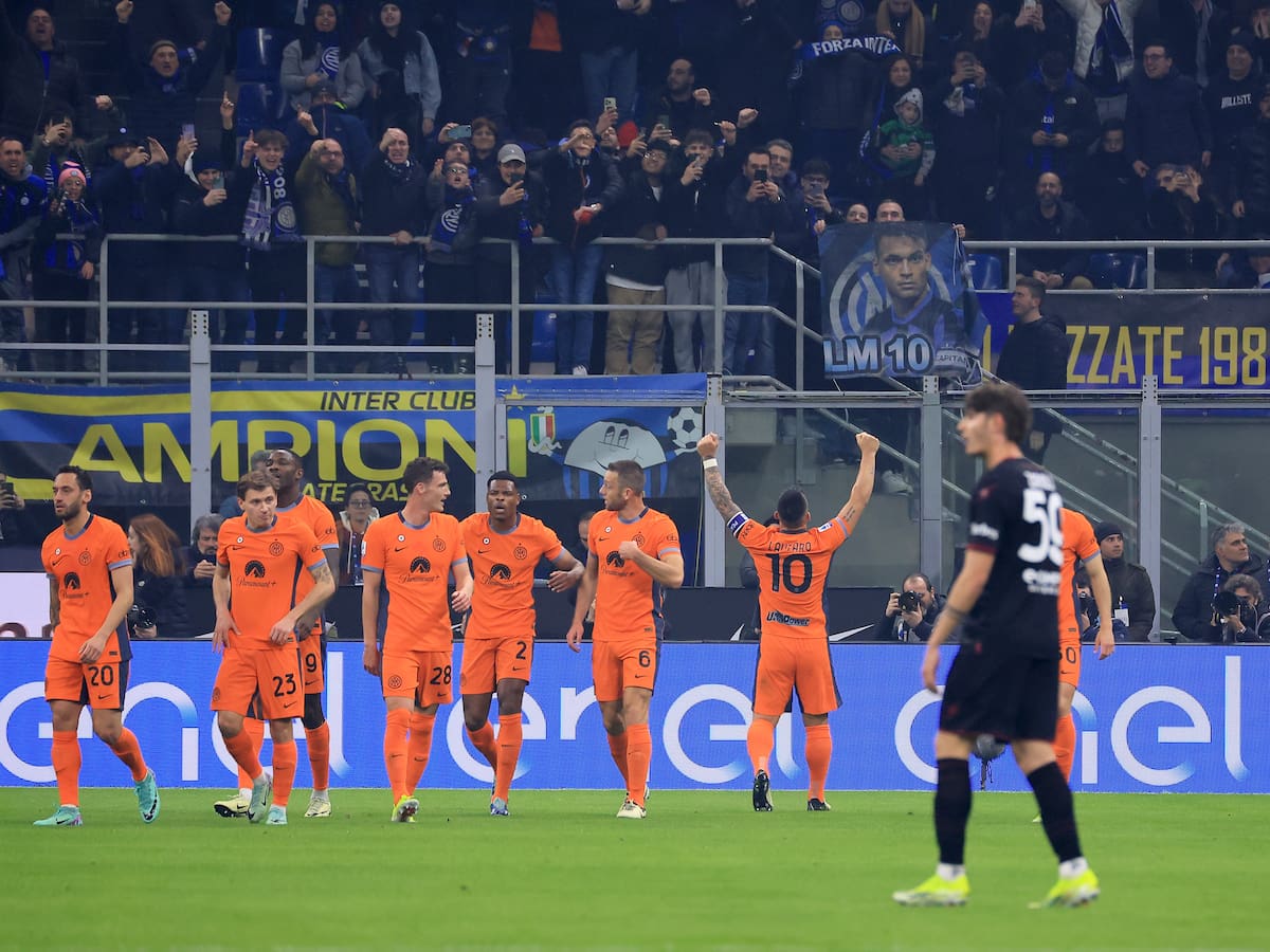 Inter de Milán golea a Salernitana y se consolida como líder de la Serie A