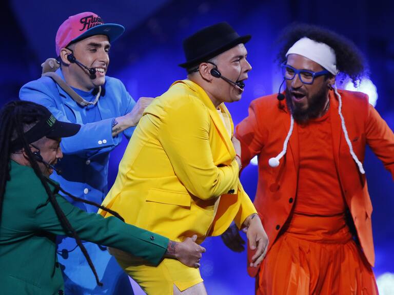 26 DE FEBRERO DE 2020/VIÑA DEL MAREl cuarteto humoristico Fusion Humor, durante la cuarta noche del Festival de Viña del Mar 2020, realizado en la Quinta Vergara.
FOTO: LEONARDO RUBILAR CHANDIA/AGENCIAUNO