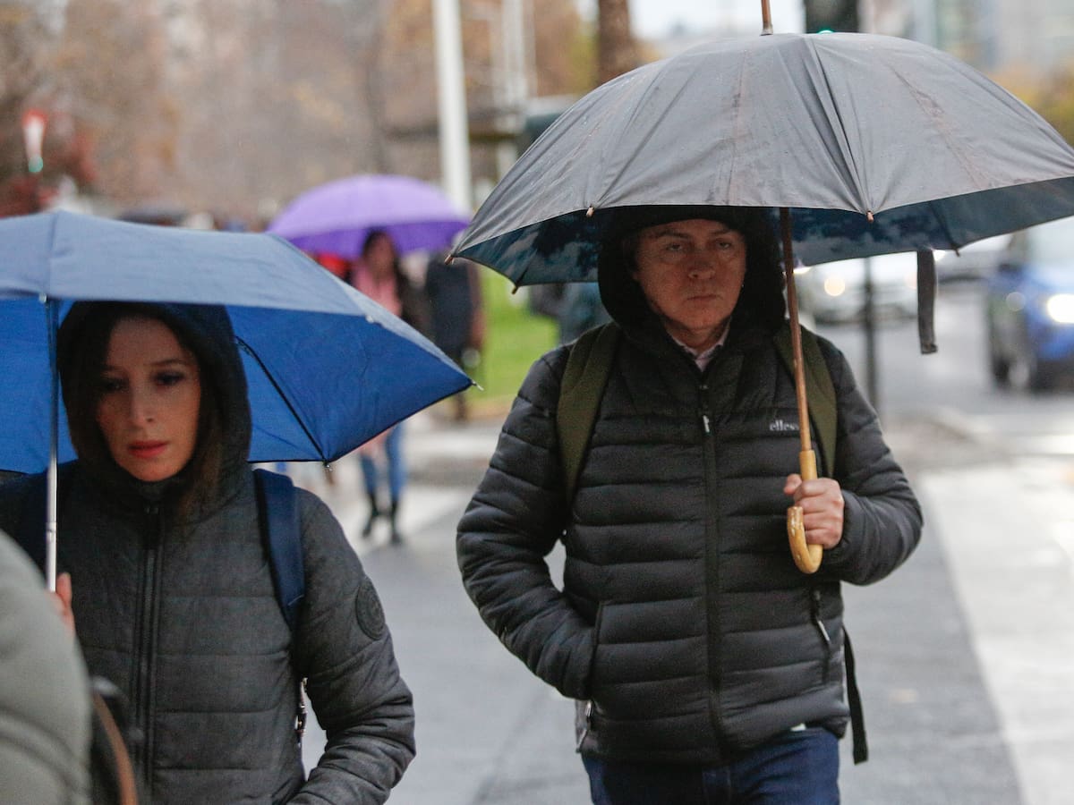 Lluvia confirmada en Chile: las regiones que tendrán las precipitaciones más intensas esta primera semana de junio