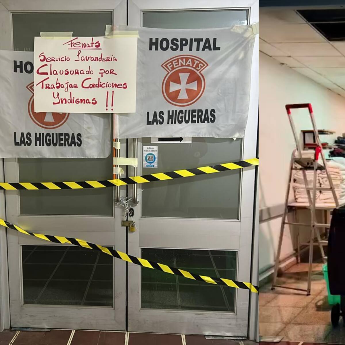 Crisis sanitaria en Talcahuano: paro de trabajadores en el Hospital Las Higueras por graves filtraciones de agua