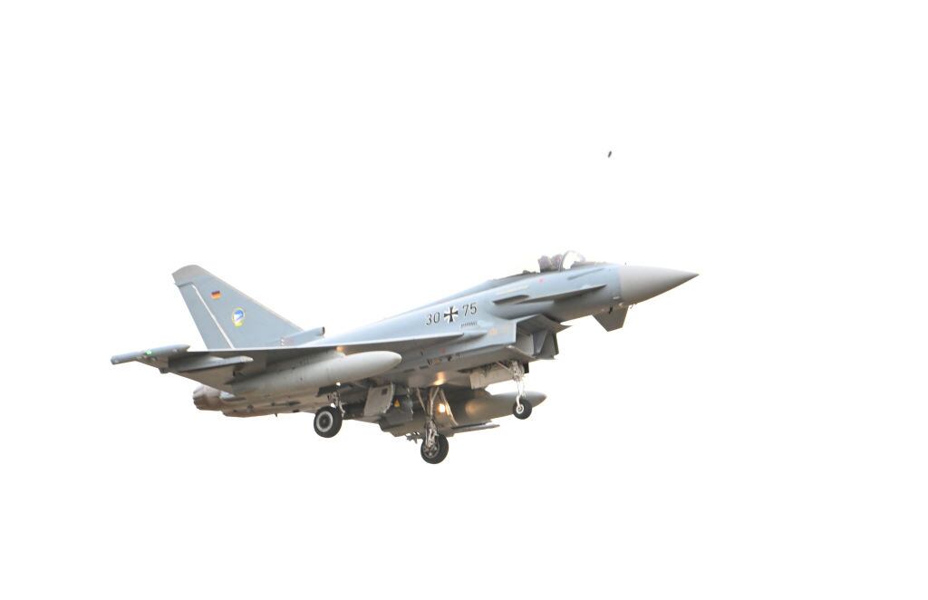 Un Eurofighter alemán hace ensayos de combate