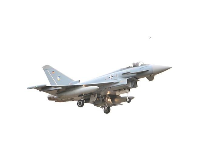 Un Eurofighter alemán hace ensayos de combate