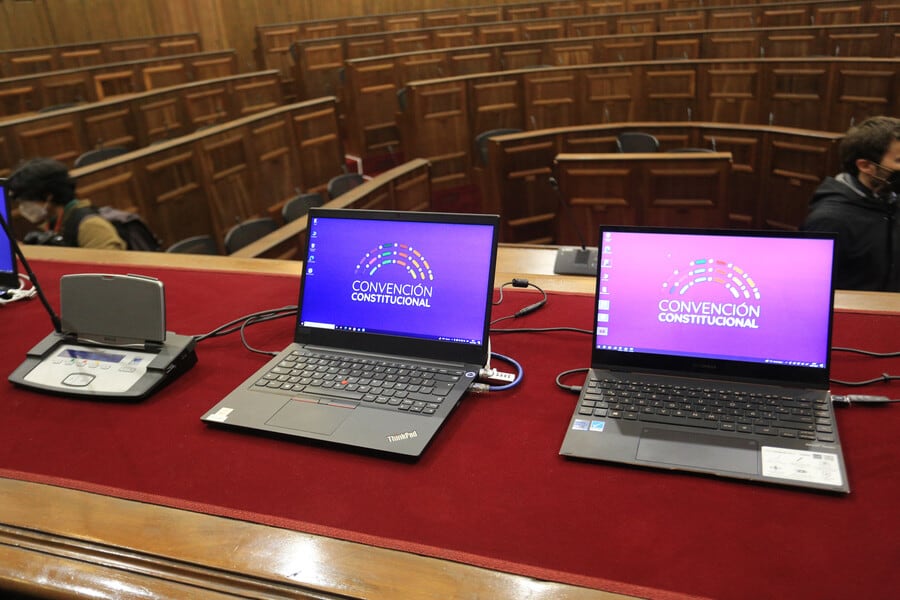 Sesión de la convención constitucional