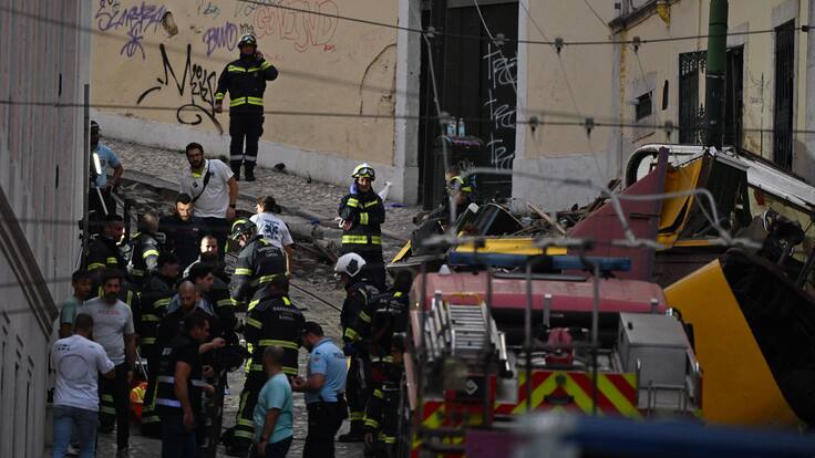 Tragedia en Lisboa quedó grabada: al menos 15 muertos deja descarrilamiento de funicular en capital portuguesa