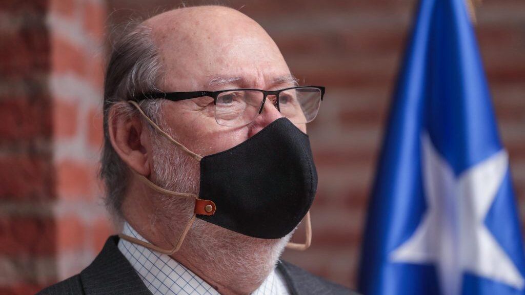 15 de diciembre del 2021/SANTIAGOAndres Tagle, presidente del Servicio Electoral, durante la entrega de detalles e información importante que los electores deben conocer para acudir a las urnas el próximo 19 de diciembre, con motivo de la Segunda Votación Presidencial.
FOTO: SEBASTIAN BELTRAN GAETE/AGENCIAUNO