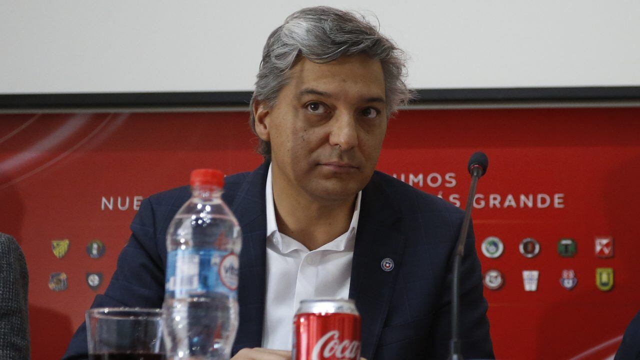26 de Noviembre de 2019/SANTIAGO Se desarrolla el consejo de presidentes de clubes de fútbol, en la sede de la ANFP,(en la imagen Sebastian Moreno).
FOTO: CRISTOBAL ESCOBAR/AGENCIAUNO