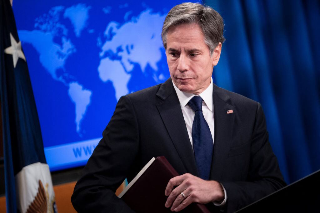 El secretario de estado de EEUU Antony Blinken